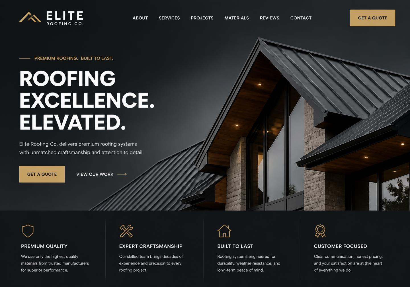 Home Services website design by VIDAGA